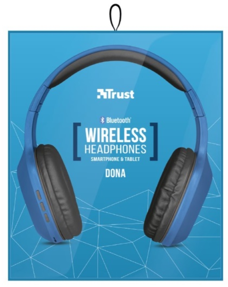 TRUST TRUST CUFFIA WIRELLESS BLUE TRUST TRUST CUFFIA WIRELLESS BLUE